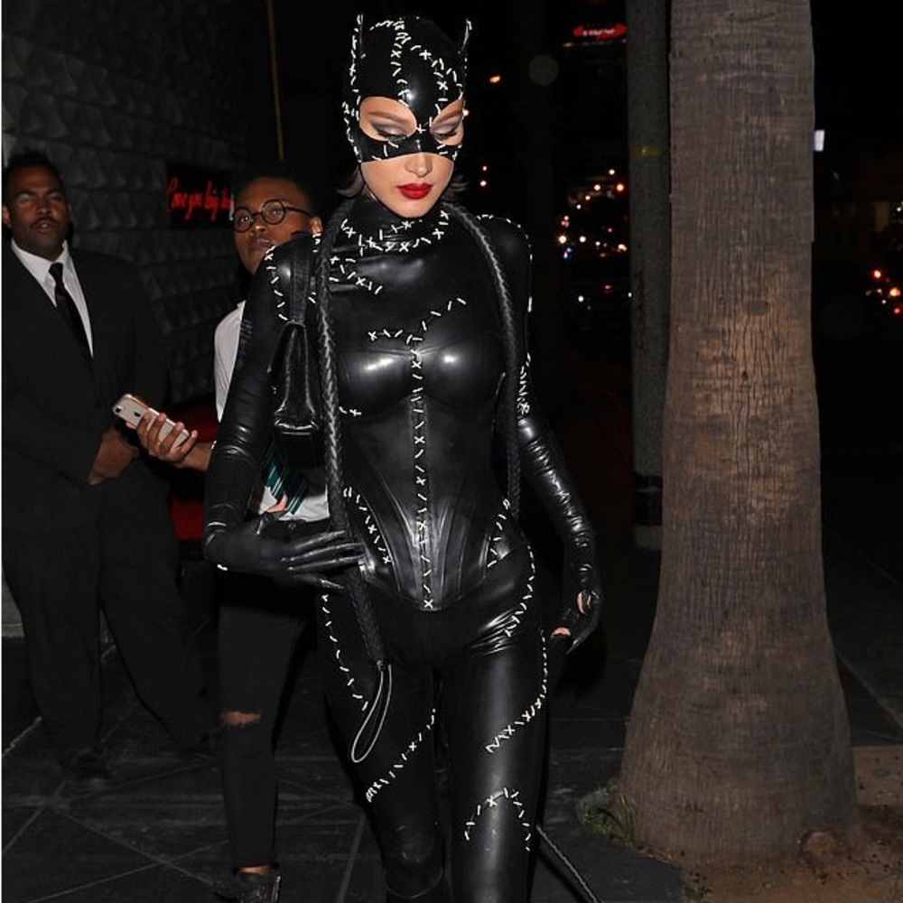Bella hadid EXACT costume by Venus prototype latex: catwoman Halloween costume